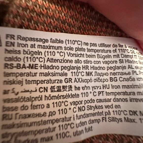 Tally Weijl Poncho XXS/XS Aztec Print Open Front Cardigan Kaftan Cotton Blend - Picture 10 of 16